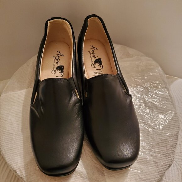 Angie Comfort  Shoes 100% Sheepskin leather Square Toe Size US 7.5 /EU/38. - Picture 4 of 10